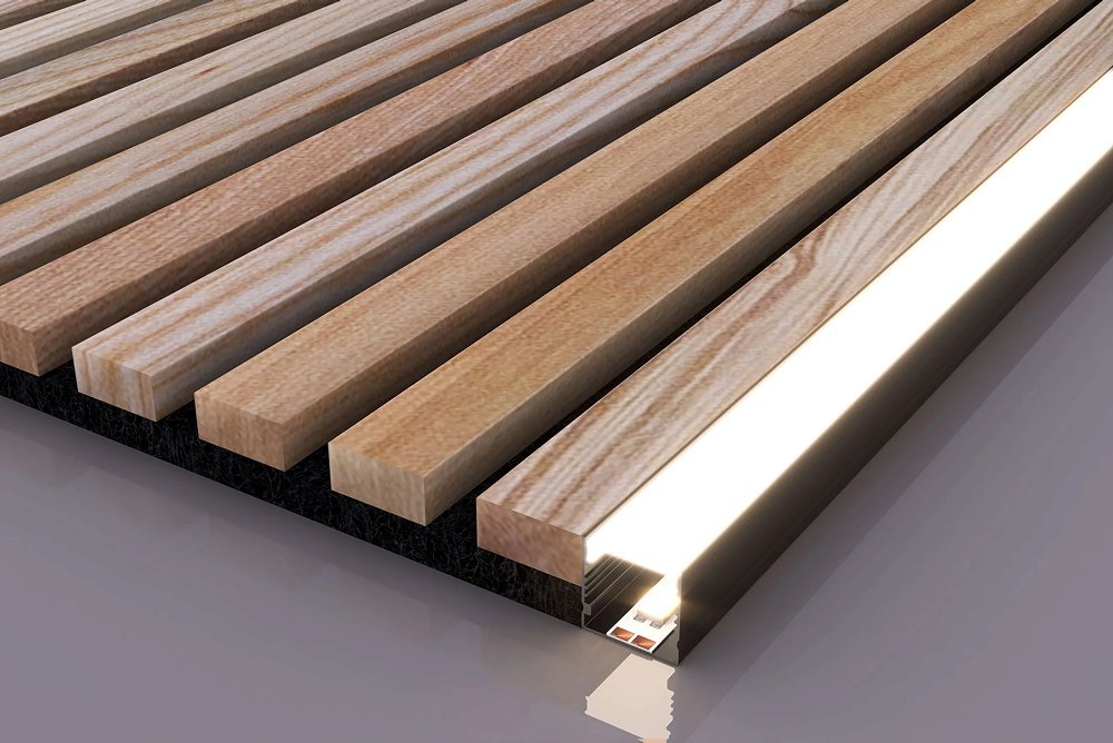 What are LED channels, and how do they work with COB LED strips?